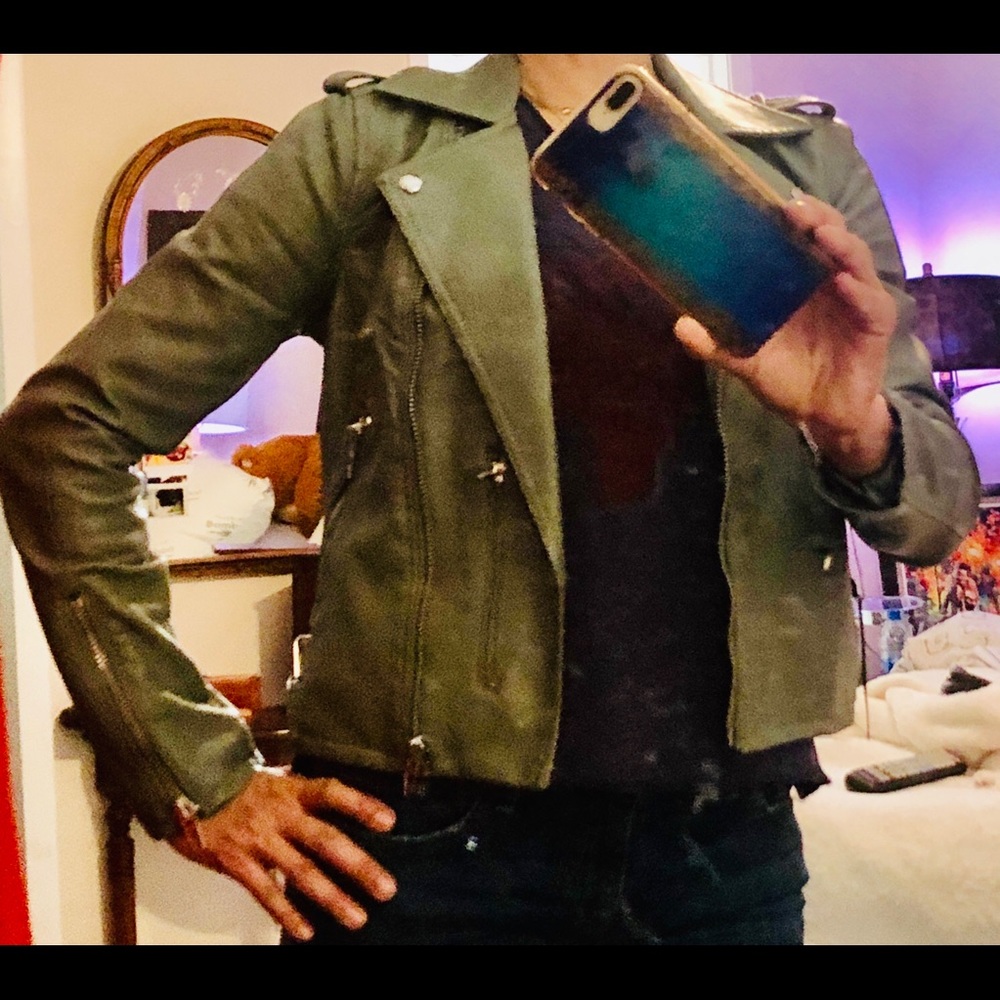 Leather jacket